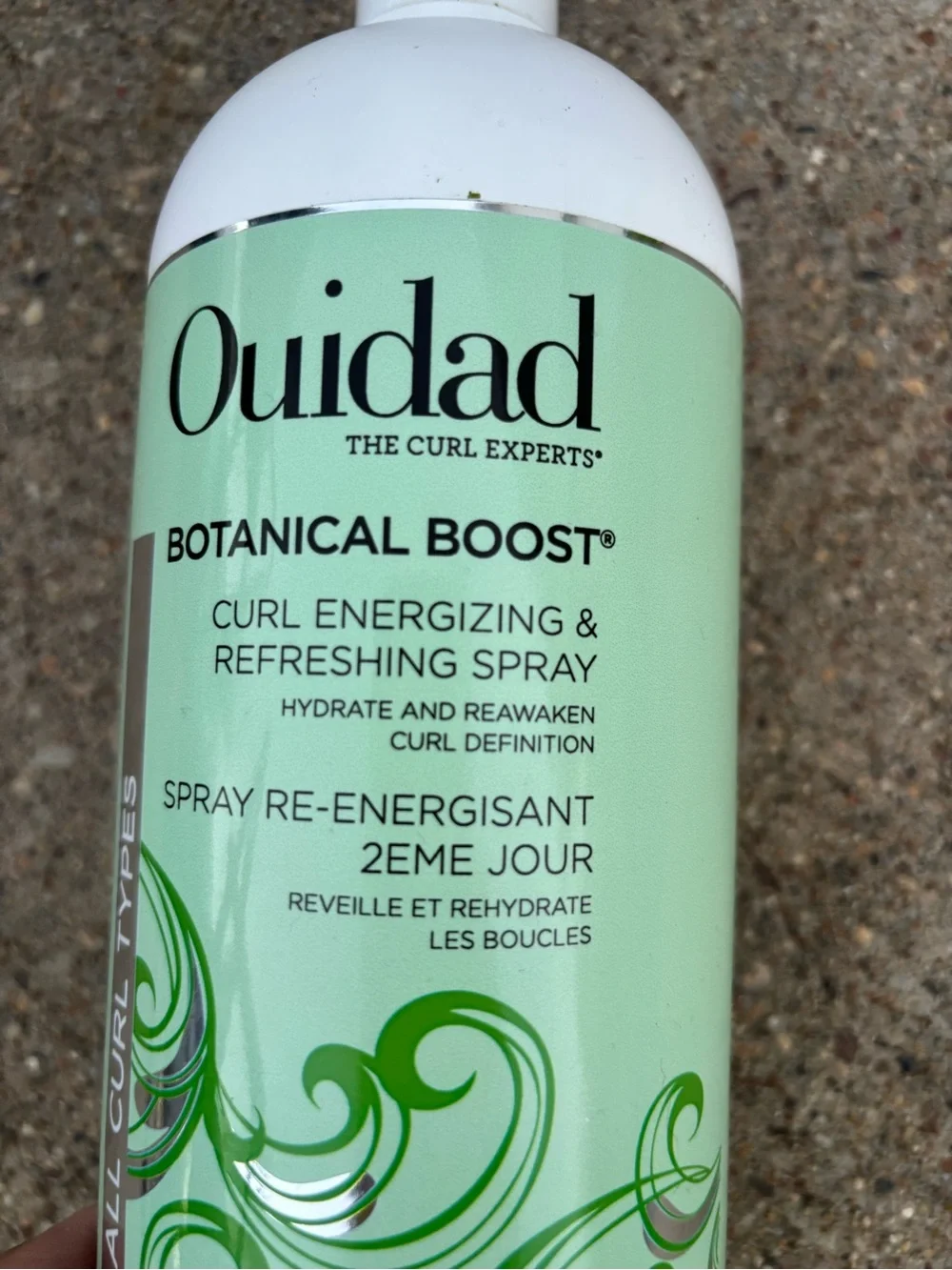 Botanical Boost Curl Energizing & Refreshing Spray - Mint Green